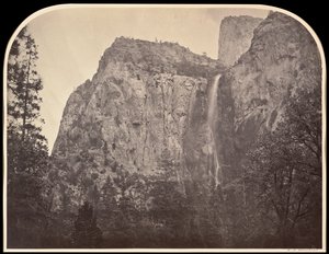Pohono, Voile de la Mariée, 900 pieds, Yosemite - Carleton E. Watkins